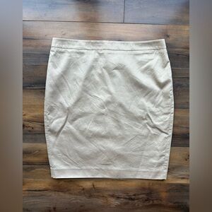 Like NEW LOFT Tan Cotton Skirt – Size 8